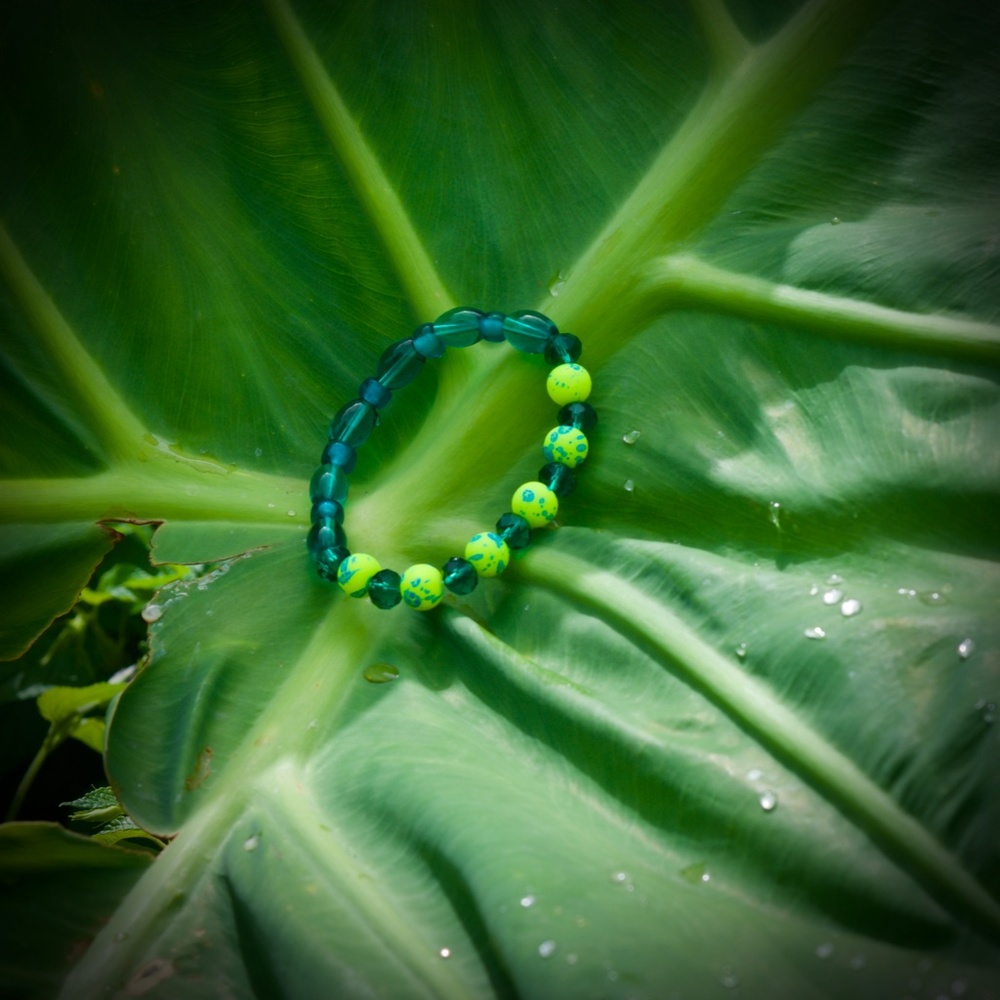 EMERALD PERIOD.DOT Beaded Bracelet